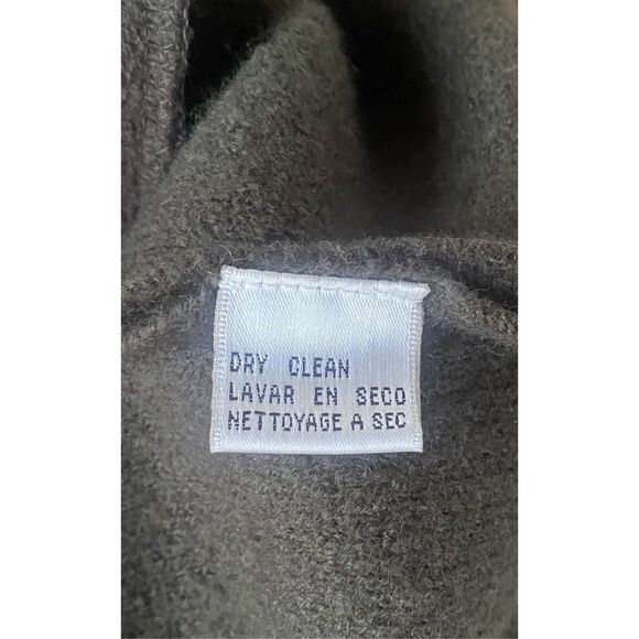 Evan Picone Wool Oversized Jacket/Heavy Cardigan Olive Green Plus Size - Picture 11 of 12